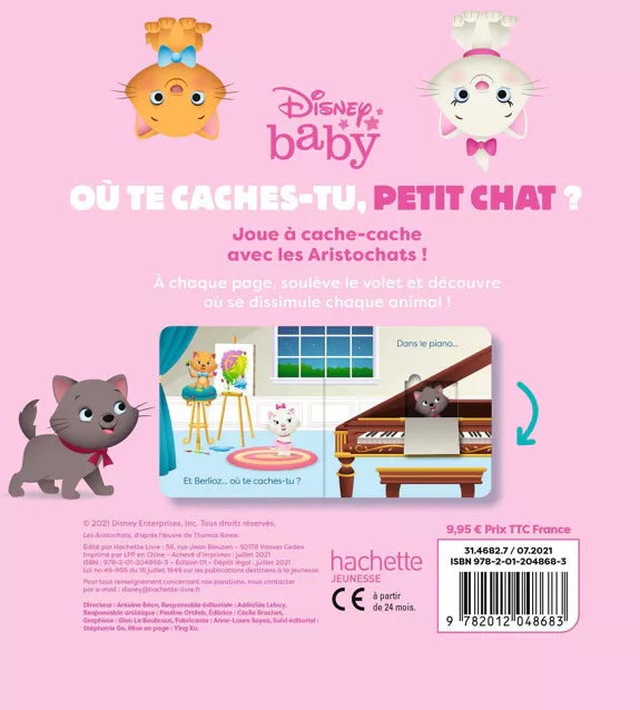Disney Hachette - Où te caches-tu Petit Chat?