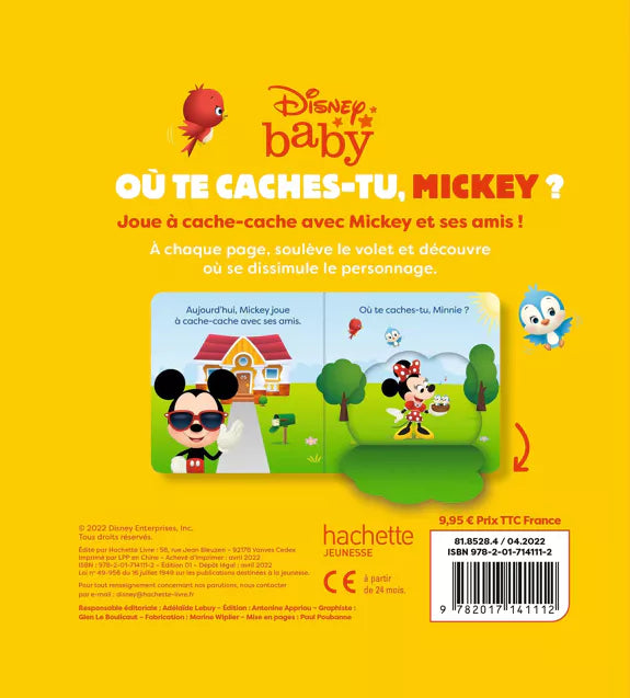 Disney Hachette - Où te caches-tu Mickey?