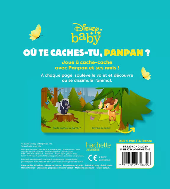 Disney Hachette - Où te caches-tu Panpan?