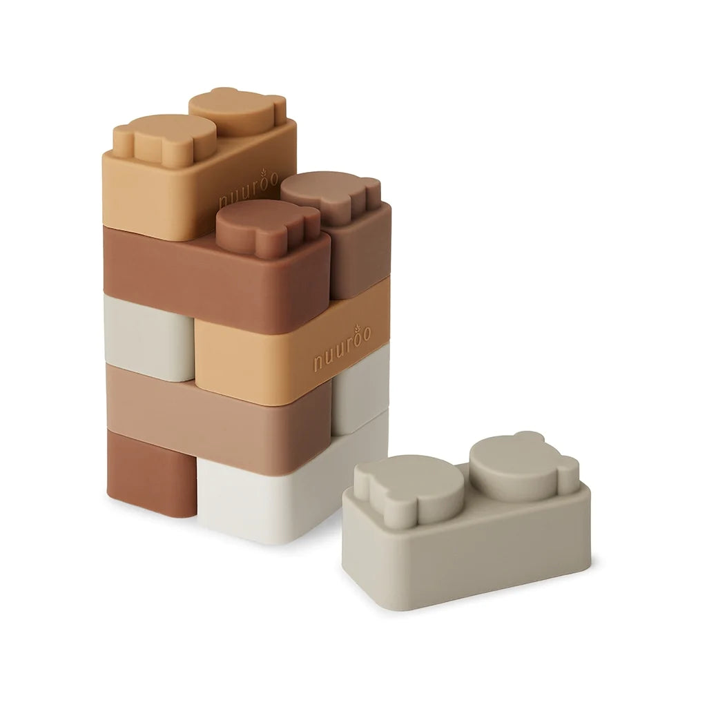 Nuuroo - Pile de briques de construction en silicone